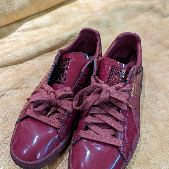 Puma Clyde wraith pack red gloss - men size 8.5 - Picture 2 of 8